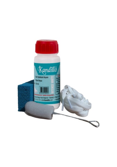 Kanken Kandillo Yoğun Kapatıcı Beyaz Spor Ayakkabı Ve Deri Boyası 125 Ml Beyaz