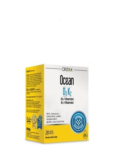 Ocean D3 K2 Damla 20 Ml Takviye Edici Gıda