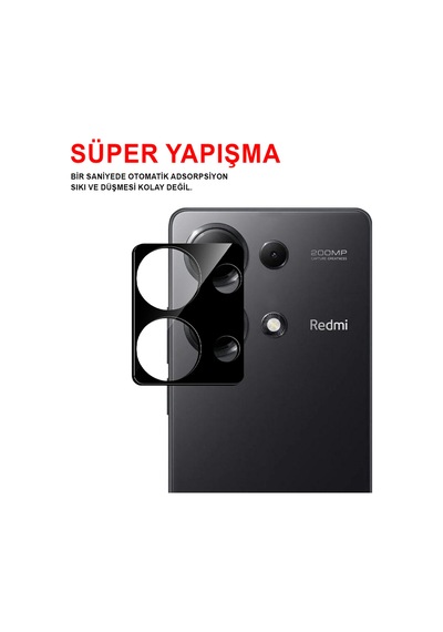 Redmi Note 13 Uyumlu Kamera Lens Koruyucu Dayanıklı Kamera Koruyucu