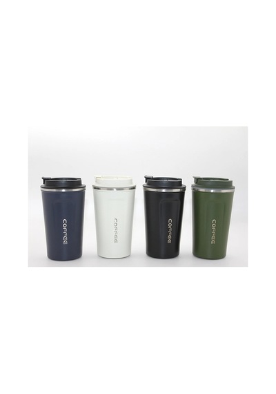 500 Ml Paslanmaz Çelik Termos Mug - Çift Katmanlı Sızdırmaz Kahve Kupası Alk3134 İtkh002kalk3134 Çok Renkli