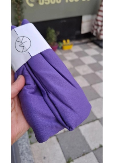 Modakaşmir Mor Renk Penye Şal A.mor
