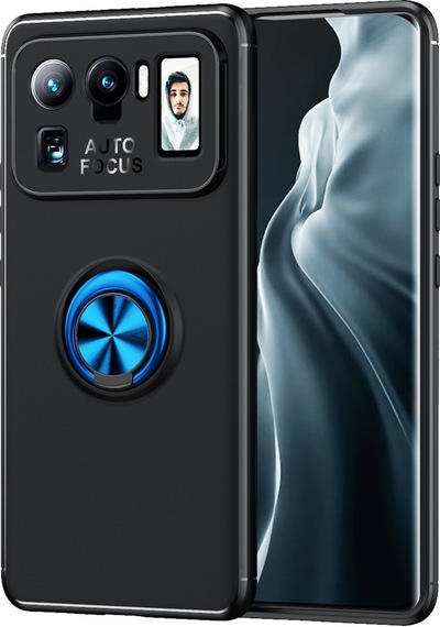 Xiaomi Uyumlu Mi 11 Ultra Kılıf Zore Yüzüklü Ravel Silikon Kapak
