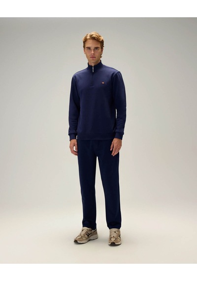 Ellesse Yarım Fermuarlı Lacivert Erkek Sweatshirt 5wm3580