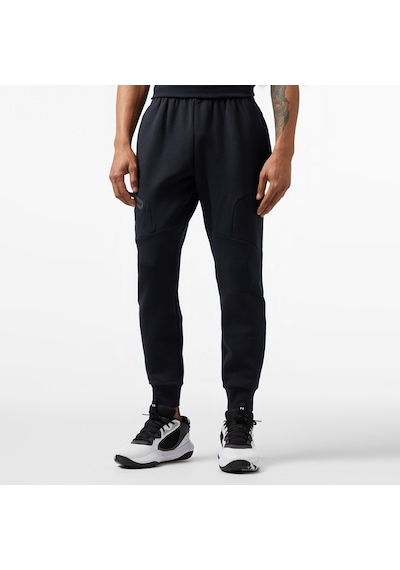 Under Armour Unstoppable Flc Jgr Eu Erkek Siyah Eşofman Altı Düz 1389353 Siyah