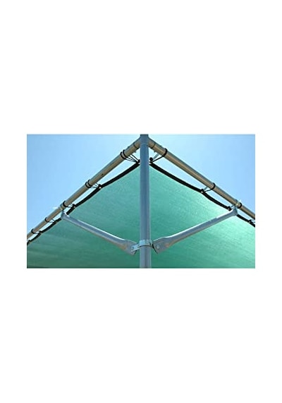 %95 Güneş Geçirmez Gölgelik File, Gölgeleme Tülü, Çit Filesi, Balkon Gölgeliği 2x4 M2 -yeşil Açık Bej