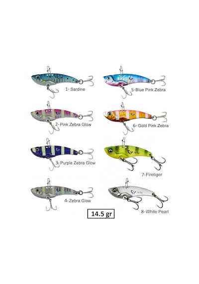 Savage Gear 3D Minnow Metal Vib Blade Vibrasyon Jig 14.5 Gr 5.5Cm (548422080)