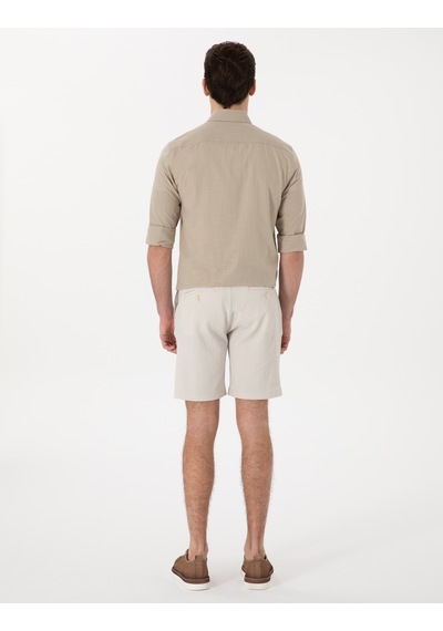 Pierre Cardin Erkek Bej Şort / Bermuda 50305289-vr011 Bej