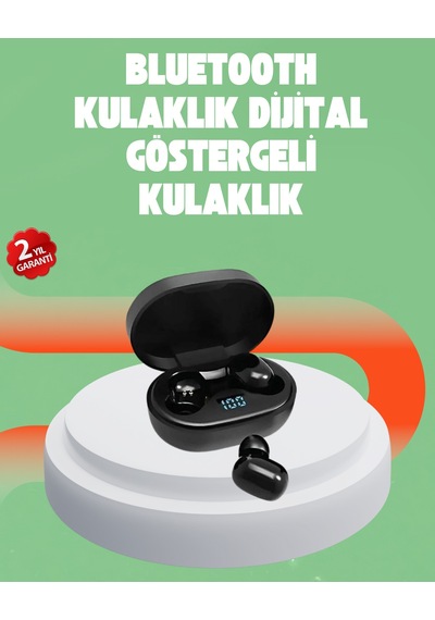 Bluetooth - 435 - 5.0 Kulaklık Led Ekranlı - Csmo-tex - Şarj Kutusu