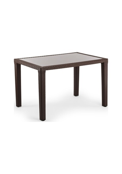 Bintaşmobilya 4 Kişilik 80 x 120 CM Venge Dış Mekan Bahçe Masa Sandalye Takımı Venge