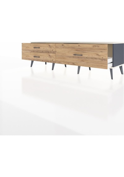 Hyperion Tv Ünitesi 3 Çekmeceli 176x44x51 Antrasit-aytaşı/çam Aytası/atlas Çam Hyperion Tv Ünitesi 3 Çekmeceli 176x44x51 Antrasit-aytaşı/çam Aytası/atlas Çam