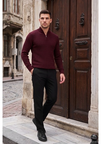 Buratti Normal Bel Regular Fit Düz Paça Pantolon Erkek Pantolon 6843702 Siyah