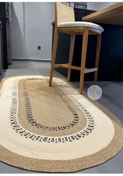 Ayrex Home Turko Jüt, Hasır, Kilim, Paspas, Yolluk, Jüt Halı, Jüt Paspas, Dekoratif Kilim, Bohem Tarzı Kilim, Kili Diğer