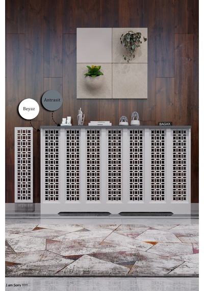 Dekoratif Petek Kaplama Modern Kalorifer Peteği Gizleme Ünitesi 11 Desen 9 Renk İç Ölçü 136 Cm Dış Ölçü 140 Cm Petek 136 Beyaz Üstü Antrasit D1 Dekoratif Petek Kaplama Modern Kalorifer Peteği Gizleme Ünitesi 11 Desen 9 Renk İç Ölçü 136 Cm Dış Ölçü 140 Cm Petek 136 Beyaz Üstü Antrasit D1