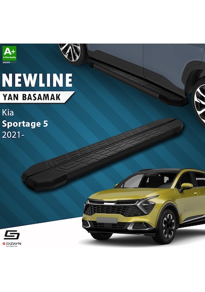 S-Dizayn Kia Sportage 5 NewLine Siyah Yan Basamak 173 Cm 2021 Üze
