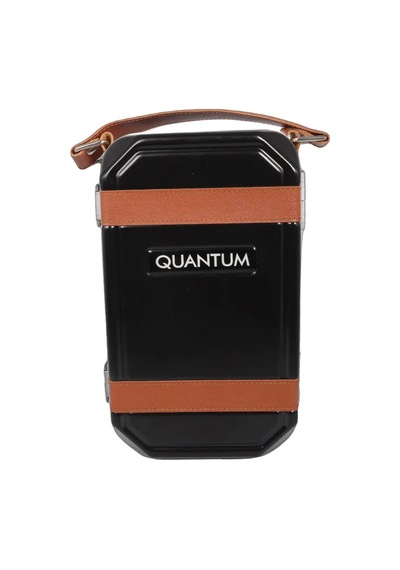 Quantum Seyahat Tipi 5 Taşıma Kordonlu Siyah Humidor Puro Kutusu - Trz3008