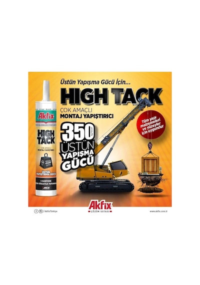 Akfix High Tack Beyaz Korniş Slikonu 004