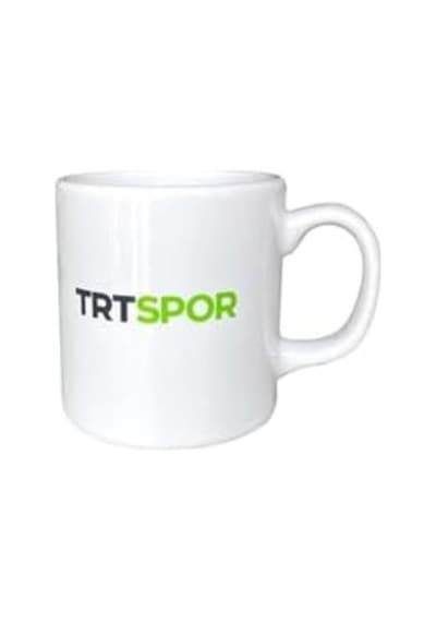 Spor Logolu Beyaz Kupa Açık Ahşap