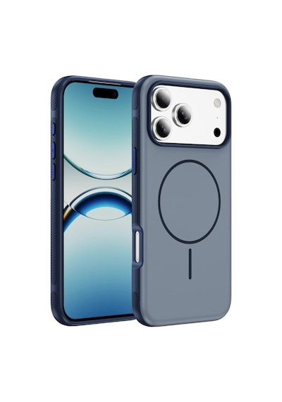 Joko Apple iPhone  Uyumlu  17 Pro Max Neksa Magsafe Kapak - Lacivert Çok Renkli