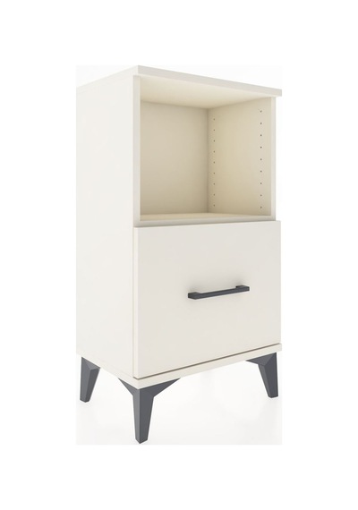 Arges Komodin Tek Raflı Tek Çekmeceli 44x30x80 Aytaşı-aytaşı Aytaşı