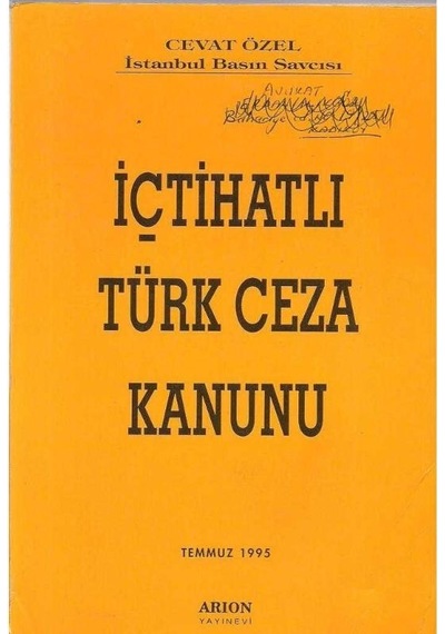 İçtihatlı Türk Ceza Kanunu Cevat Özel