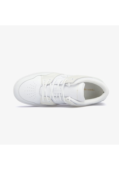 Tommy Hilfiger Basket Kadın Beyaz Sneaker Düz Fw0fw08272 Beyaz