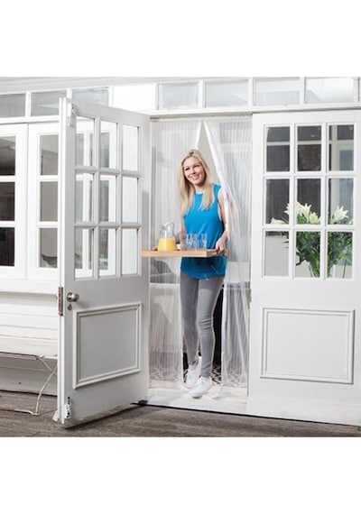 Omak Mıknatıslı Kapı Sinekliği Tül Perde 60 x 210 CM 2 Parça Omak Mıknatıslı Kapı Sinekliği Tül Perde 60 x 210 CM 2 Parça
