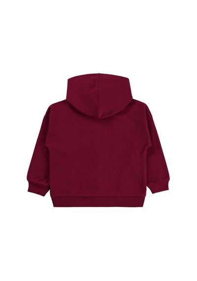 Civil Girls Basic 6-9 Yaş Hırka - Bordo