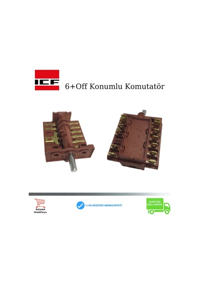 Icf Ankastre Firin Komutatör / Anahtar Şalter  Parça - 368019320