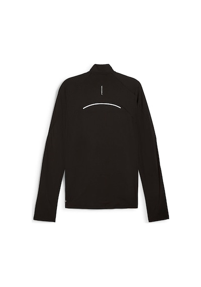 Puma Run Cloudspun 1/4 Zip Erkek Uzun Kollu Koşu Tişörtü 52578101 Siyah 52578101 Siyah