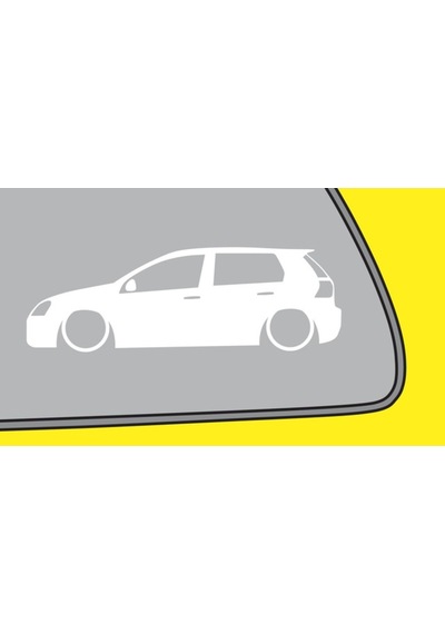 Volkswagen Golf Mk5 Basık Kasa Sticker Kelebek Cam Yapıştırması