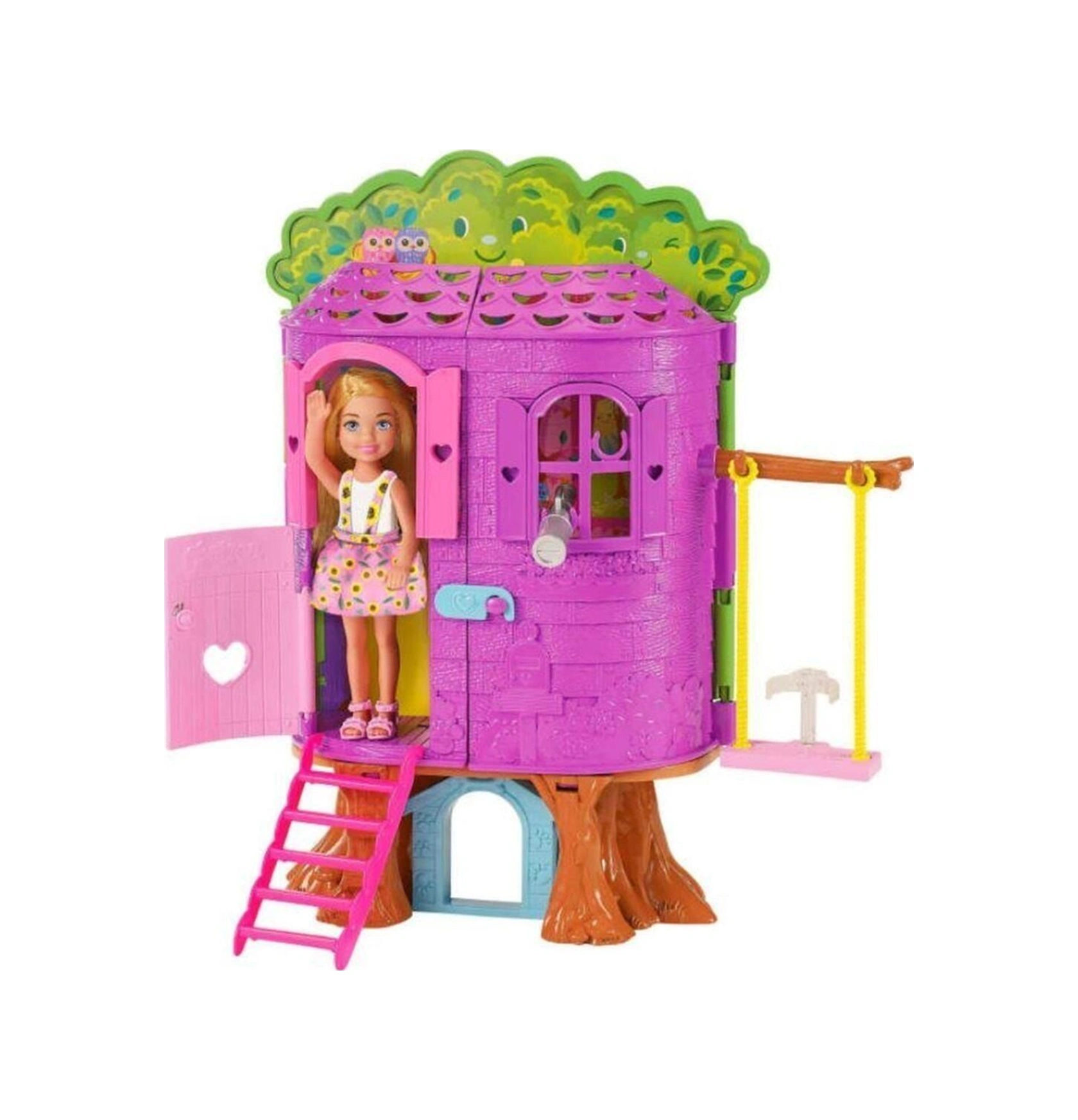 Chelsea'nin Ağaç Evi Barbie Chelsea'nin Ağaç Evi Ve Köpeği Hpl70