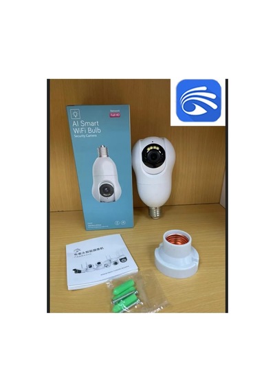 Al Smart Wifi Bulb Security Camera Ampul Kamera Full Hd İos Android Uyumlu App Destekli