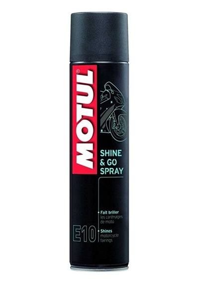 Motul E10 Shine & Go Yıkama Sonrası Hızlı Sprey Cila - Motorsiklet Ve Otomobil Tüm Yüzeyler 400ml