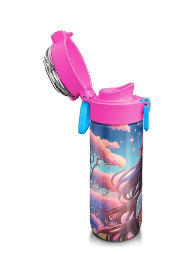 Coral High Kids Turkuaz Pembe Anime Kız Desenli Pipetli Ve Direkt İçim Çelik Termos 500 Ml 31858 Turkuaz - Pembe Coral High Kids Turkuaz Pembe Anime Kız Desenli Pipetli Ve Direkt İçim Çelik Termos 500 Ml 31858 Turkuaz - Pembe