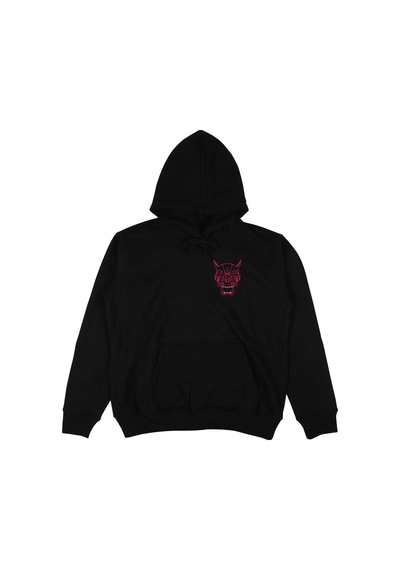 Tarzsokak Katana Siyah Oversize Unisex Kapüşonlu Sweatshirt Hoodie