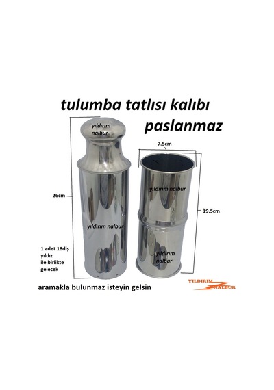 Paslanmaz Tulumba Tatlısı Küçük Boy Kalıbı Tulumba Çıkarma Kalıbı