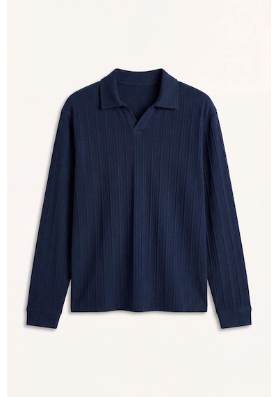 Defacto Regular Fıt Sweatshirt H3317ax26spnv82 Lacivert-nv82