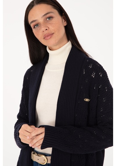 U.s. Polo Assn. Kadın Lacivert Hırka Triko 50314183-vr033 Lacıvert