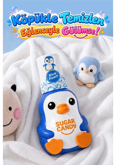 Sugar Candy Yaban Mersini Kokulu Doğal Vegan Çocuk Köpük El Sabunu Bubbloo 350 Ml Paraben İçermeyen