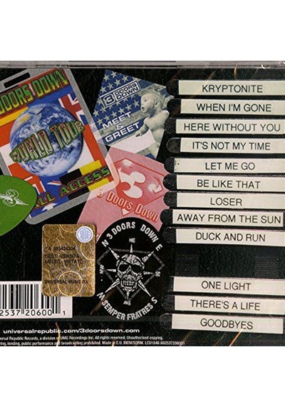 3 Doors - Down The Greatest Hits - Cd