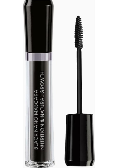 M2 Beauté Black Nano Maskara, Hacim Veren, Ipeksi Ve Belirgin Kirpikler Siyah
