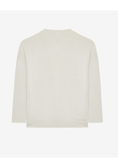 Skechers W Soft Touch Crew Neck Sweatshirt Kadın Gri Sweatshirt S242152-013