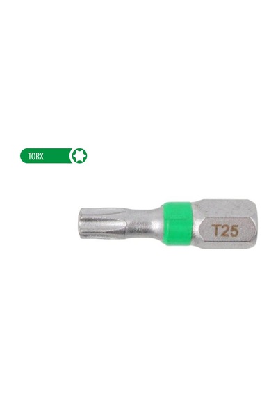 Ceta Form T25 X 25 Mm Torx Bits Uç Renk Kodlu Cb/809tc
