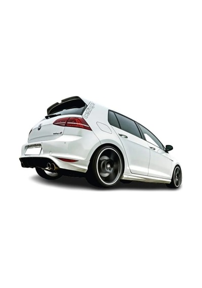 Vw Golf 7 Oettinger Arka Ek Plastik Siyah Difüzör 2012 2013 2014 2015 2016 Arka-difizör-bodykit-ek