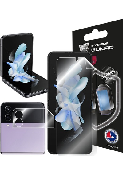 Samsung Galaxy Uyumlu Z Flip4 Görünmez Ekran Koruyucu (Ön Ve Iç Ekran)