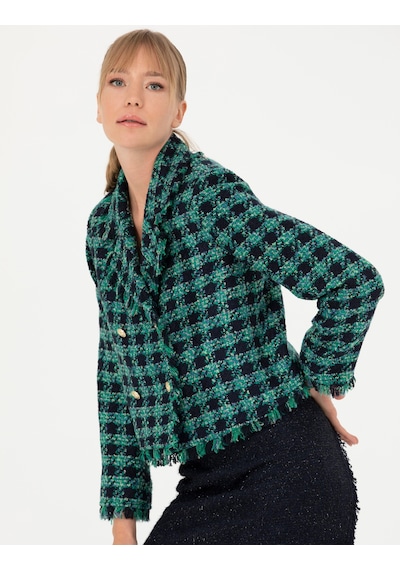 Pierre Cardin Kadın Petrol Ceket 50273097-vr102 Petrol