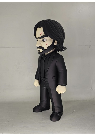 John Wick Büstü 3d Baskı Koleksiyon Figürü