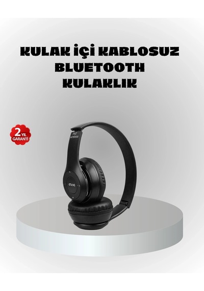 Kablosuz Bluetooth Kulaklık Tf Kart, Aux, Mikrofonlu, Suya Dayanıklı, 10m Menzil Çok Renkli