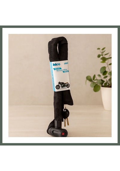 Bezos 150 Cm Zincirli Anahtarlı Motor & Bisiklet Kilidi Bez Kılıflı Bzstk Çok Renkli