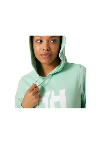 Helly Hansen W Hh Logo Hoodıe 12379 Mint